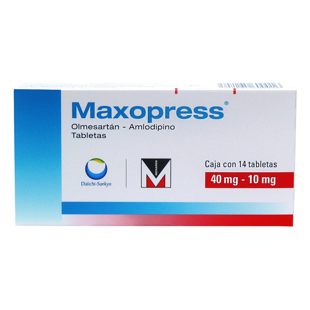 Maxopress 40/10 Mg 14 Tabletas 