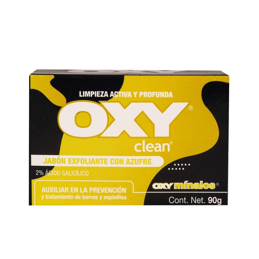 [7503007431004] Jabón Oxy Clean 2% Exfoliante Azufre 90 G 