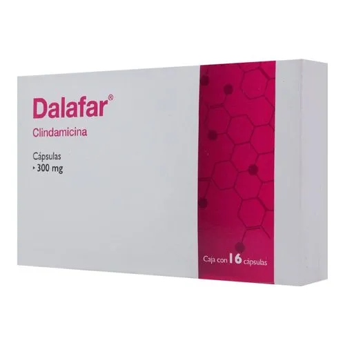 [7502223550919] Dalafar Clindamicina 300 Mg 16 Cápsulas Genérico Novo Nafar 