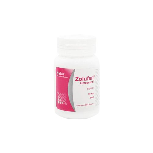 Zolufen Omeprazol 20 Mg 30 Cápsulas Genérico Novo Nafar 