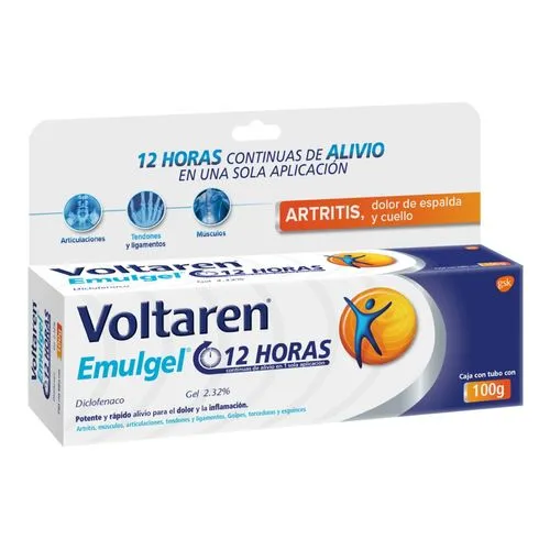[7501065084620] Voltarén Emulgel 12 Horas Gel 100 G 