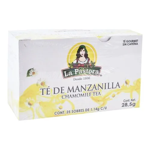Té De Manzanilla La Pastora 25 Sobres 