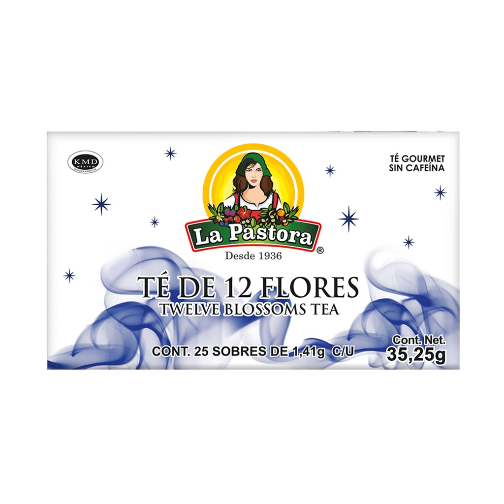 Té De 12 Flores La Pastora 25 Sobres 