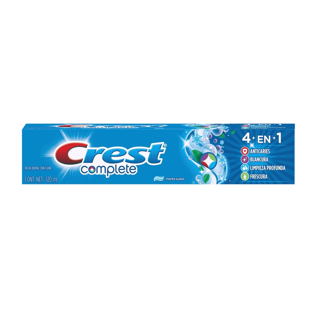 Pasta Dental Crest Complete 4 En 1 120 Ml