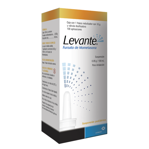 Levante Suspensión Pediátrico 0.05 G/100 Ml Inhalaciones 10 G 