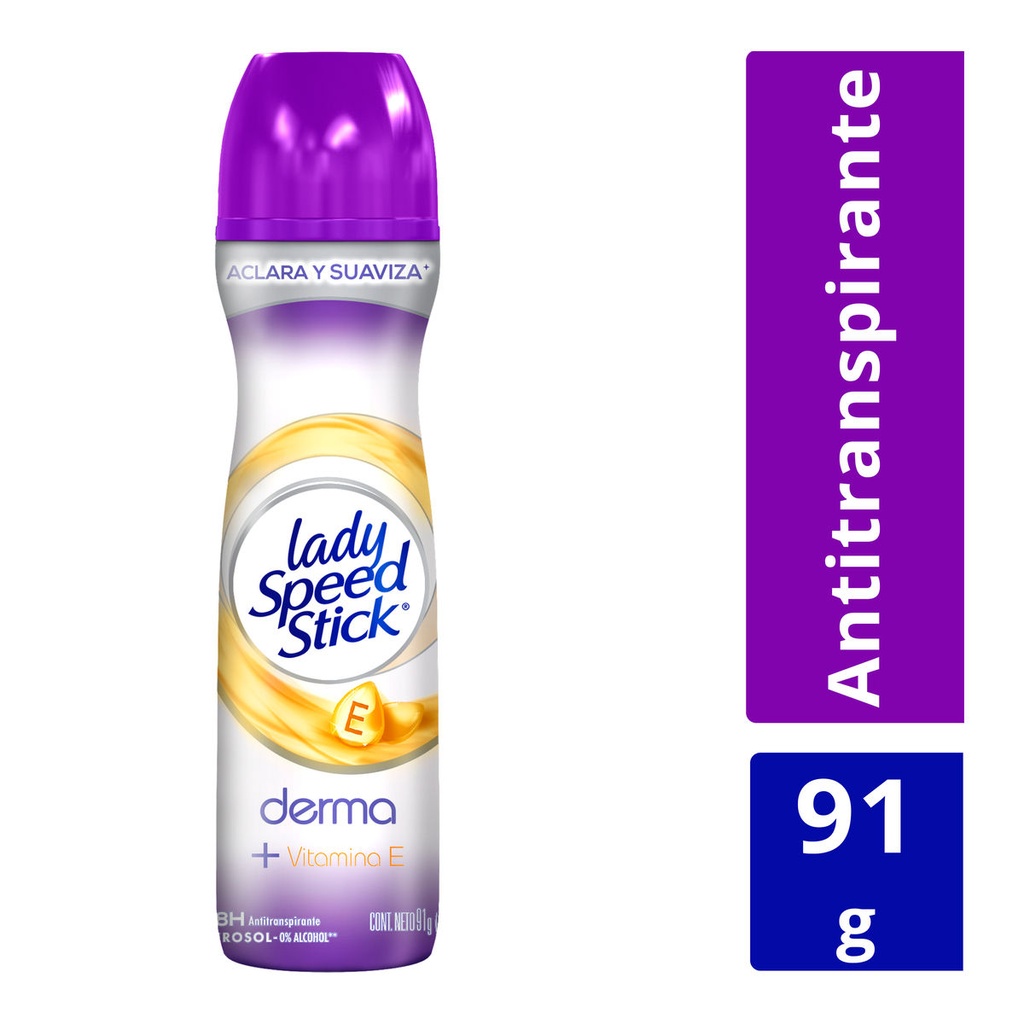 Desodorante Lady Speed Stick Derma Vitamina E Spray 91 G 