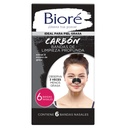 Bandas Bioré Nasal Limpieza Carbón 6 Piezas
