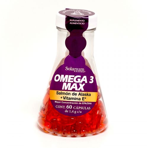 Omega 3 Max Salmon+Vita E 60 Caps  