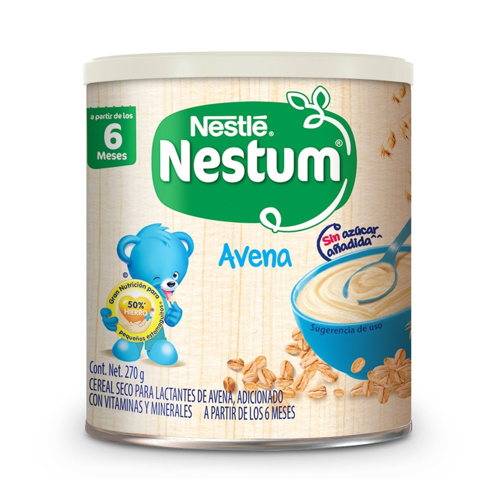 [7501058616715] Cereal Infantil Nestum Etapa 1 Avena Sin Azúcar 270 G 