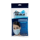Cubrebocas Alfa Med Azul 10 Piezas 