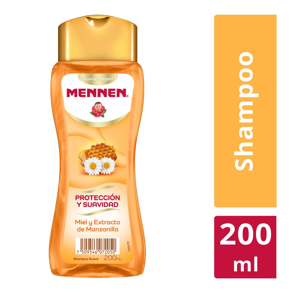 [7509546072050] Shampoo Mennen Miel Manzana Suavidad 200 Ml 