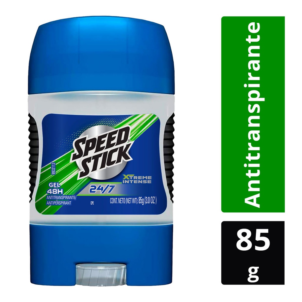 Desodorante Speed Stick Xtrem Intense Gel 85 G 