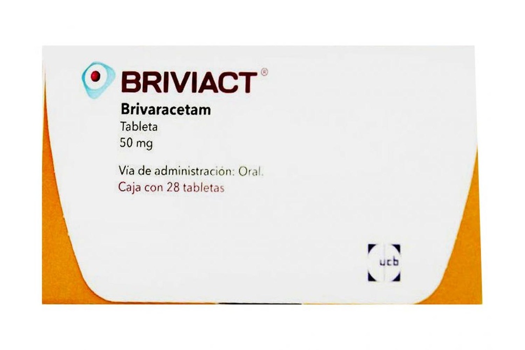 Briviact 50 Mg 28 Tabletas