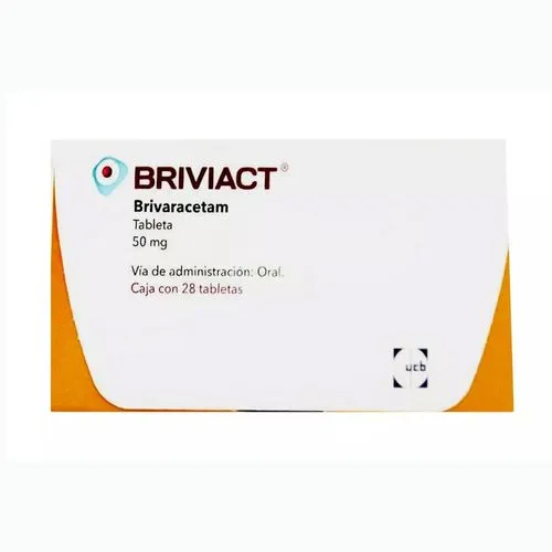 Briviact 50 Mg Solución Inyectable 10 Frasco Ámpula 5 Ml
