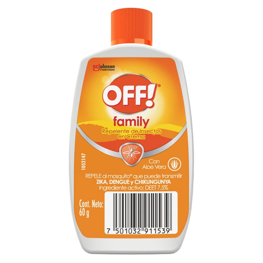 Repelente OFF! Family Crema 60 G 