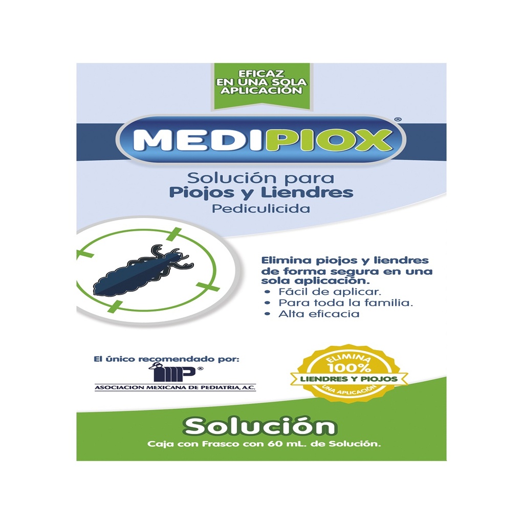 Medipiox Solución Para Piojos 60 Ml 