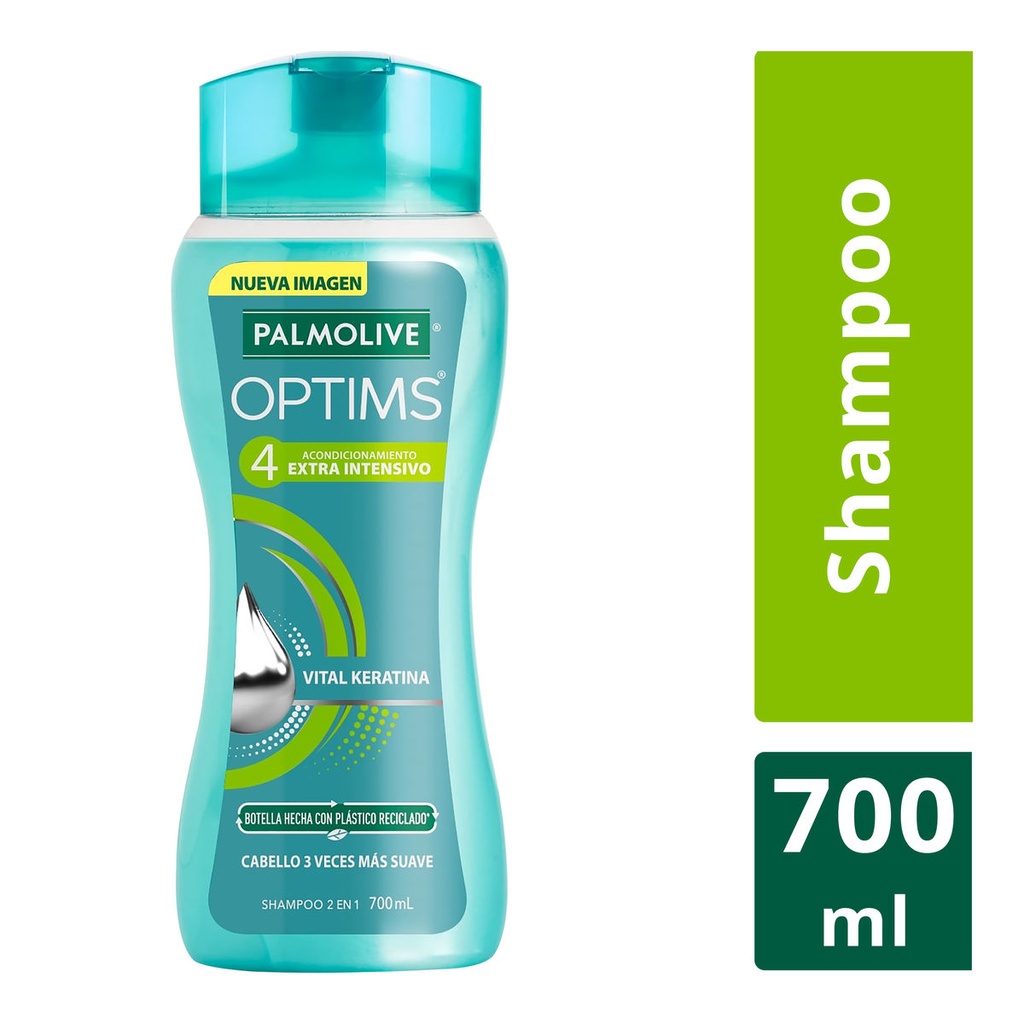 Shampoo Palmolive Optims Extra Intensivo 2 En 1 700 Ml 