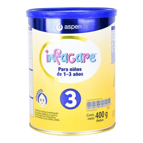 Infacare 3 Lactantes De 1-3 Años Polvo 400 G 