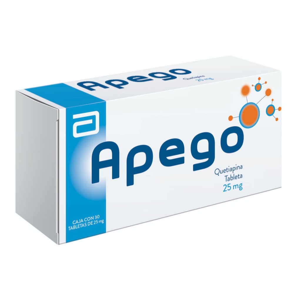 Apego 25 Mg 30 Tabletas