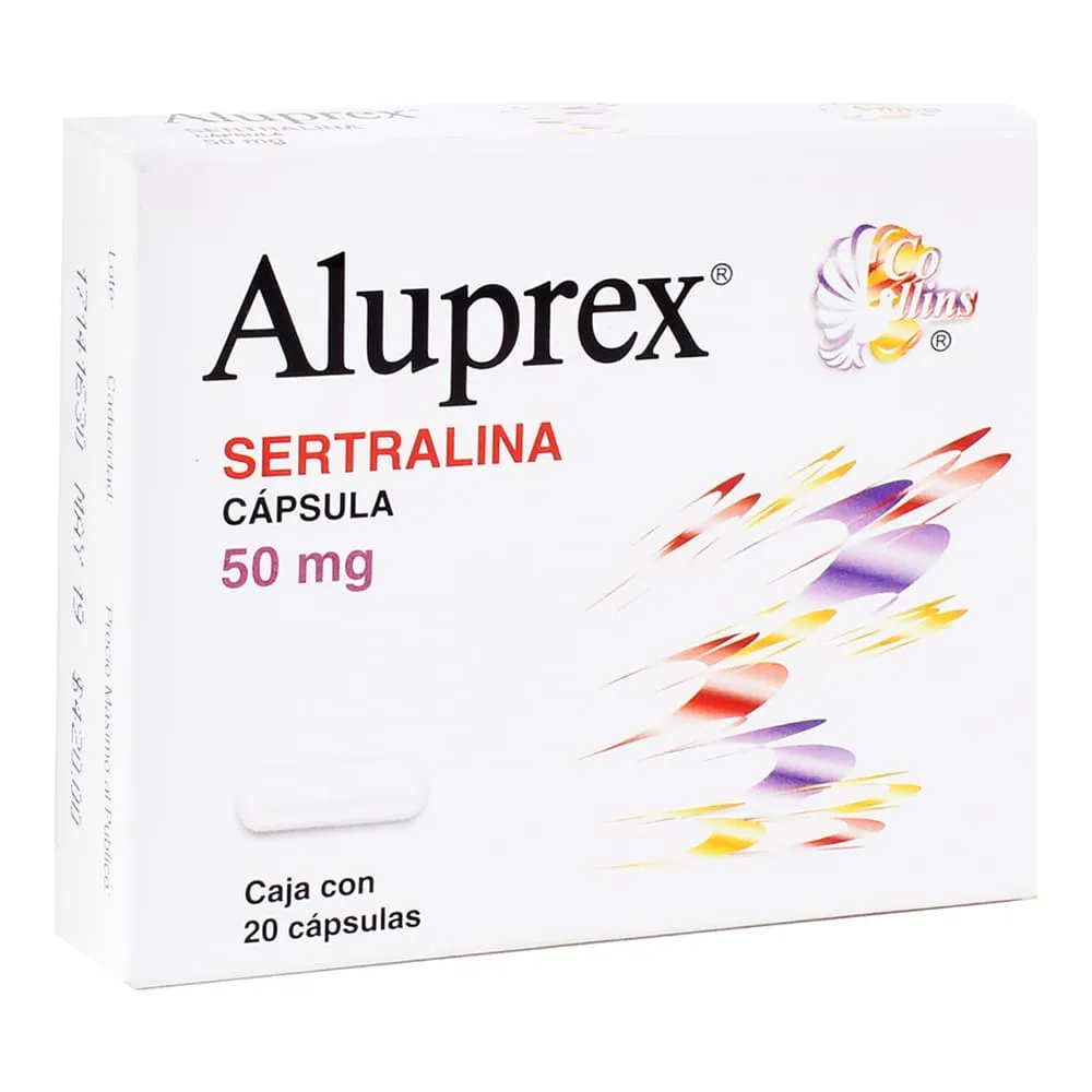 Aluprex Sertralina 50 Mg 20 Cápsulas Genérico Collins 