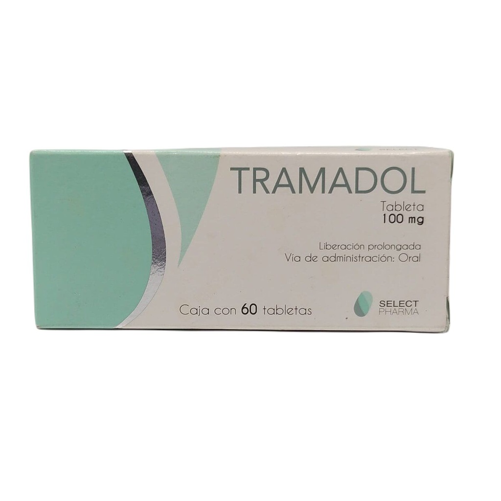 Tramadol 100 Mg 60 Tabletas Genérico Select Pharma 