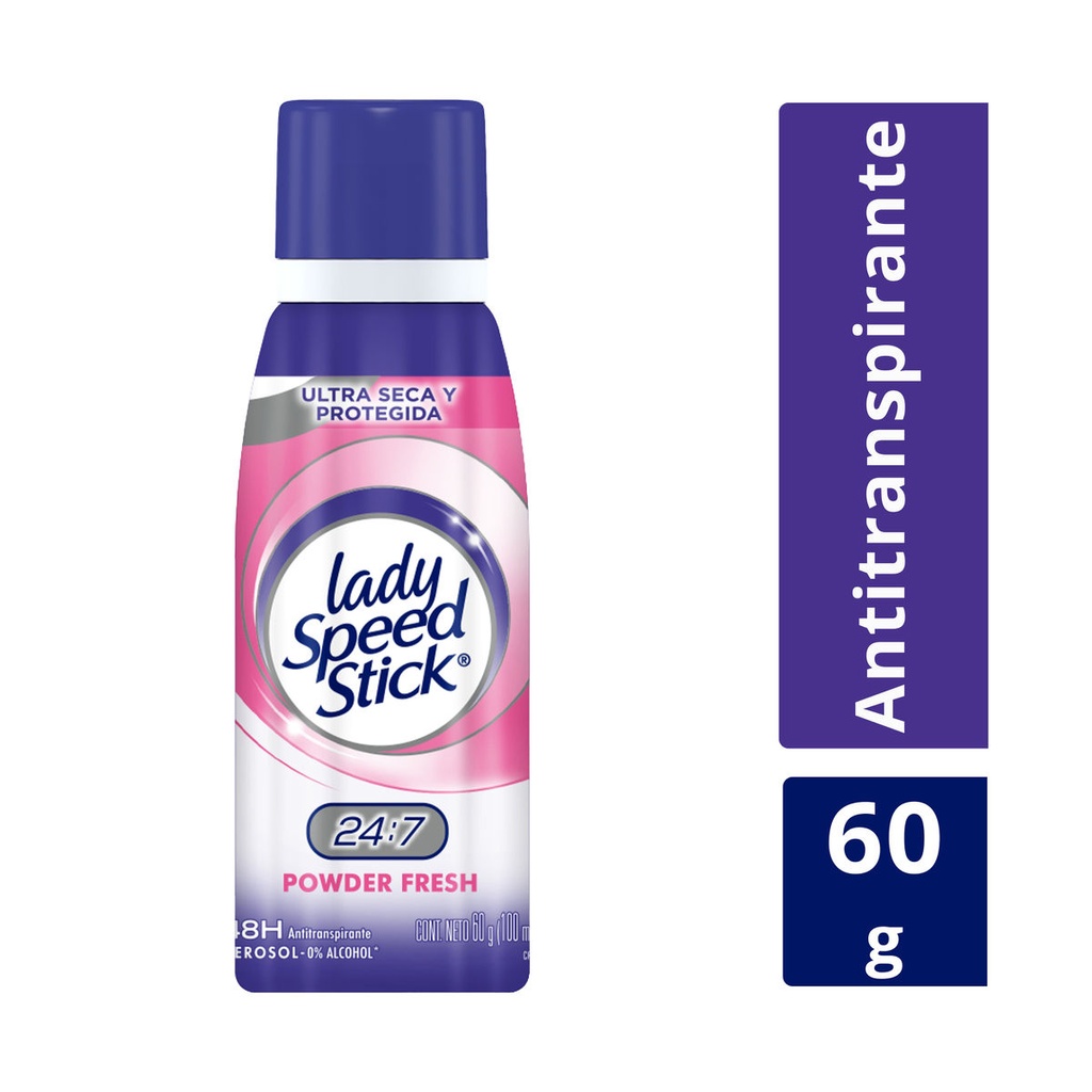 [7509546071275] Desodorante Lady Speed Stick Powder Fresh Spray 60 G 