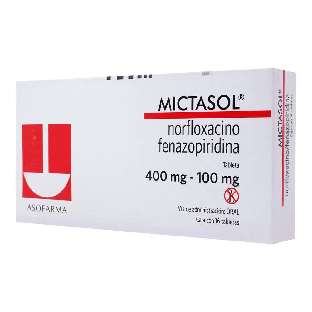 Mictasol 400/100 Mg 16 Comprimidos 