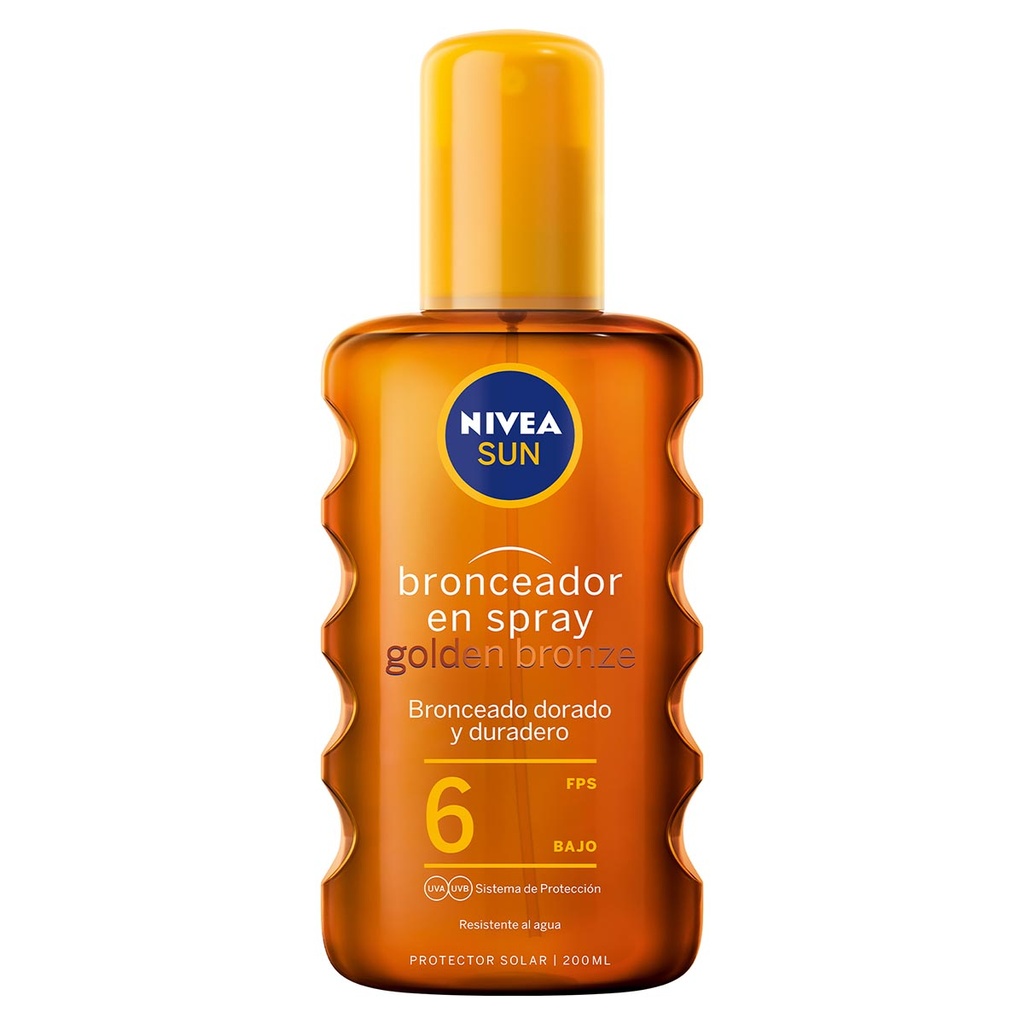 Bronceador Nivea Sun FPS6 Spray 200 Ml