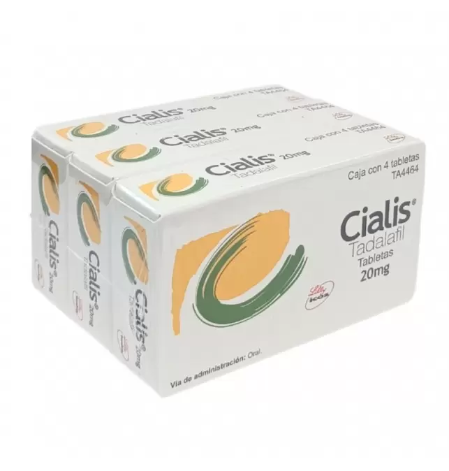 Cialis 20 Mg 4 Tabletas 3 Pack 
