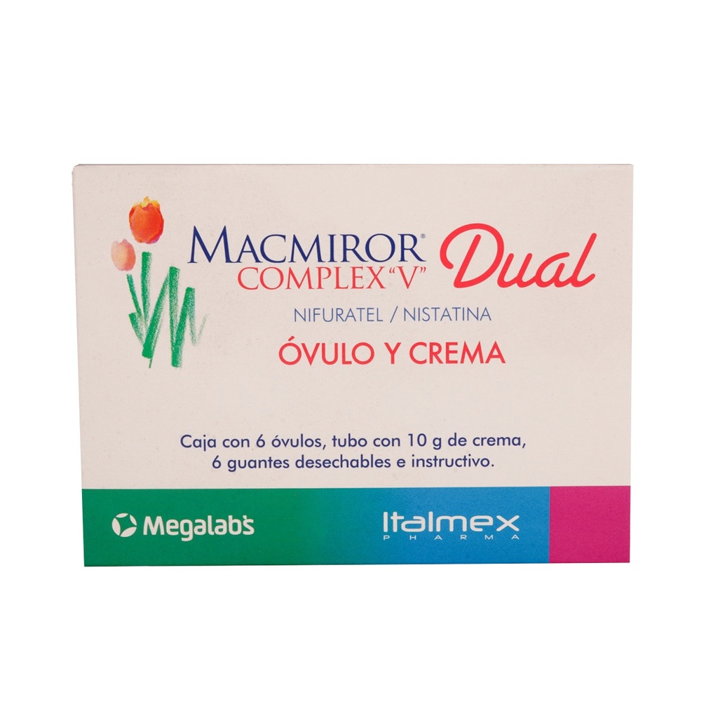 Macmiror Complex V Dual 6 Óvulos + Crema 10 G 