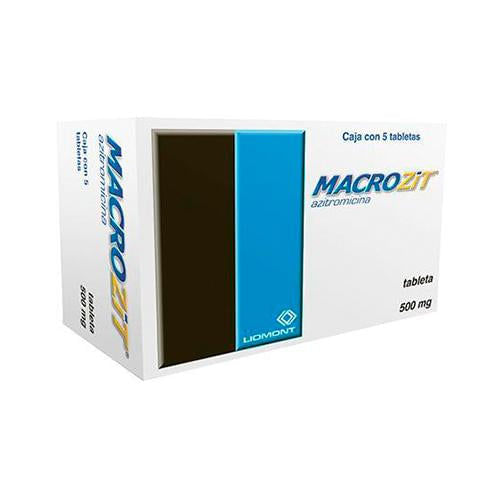 Macrozit 500 Mg 5 Tabletas 