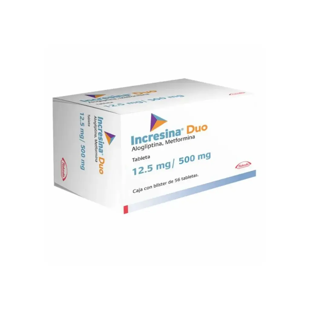 Incresina Duo 12.5/500 Mg 56 Tabletas 