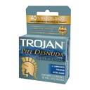 Preservativo Trojan Piel Desnuda Texturizado 3 Condones 
