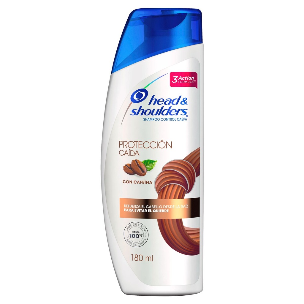 Shampoo Head & Shoulders Protección Caída 180 Ml 