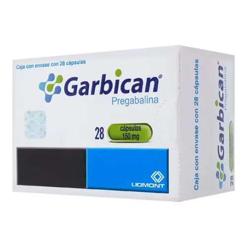 Garbican 150 Mg 28 Cápsulas