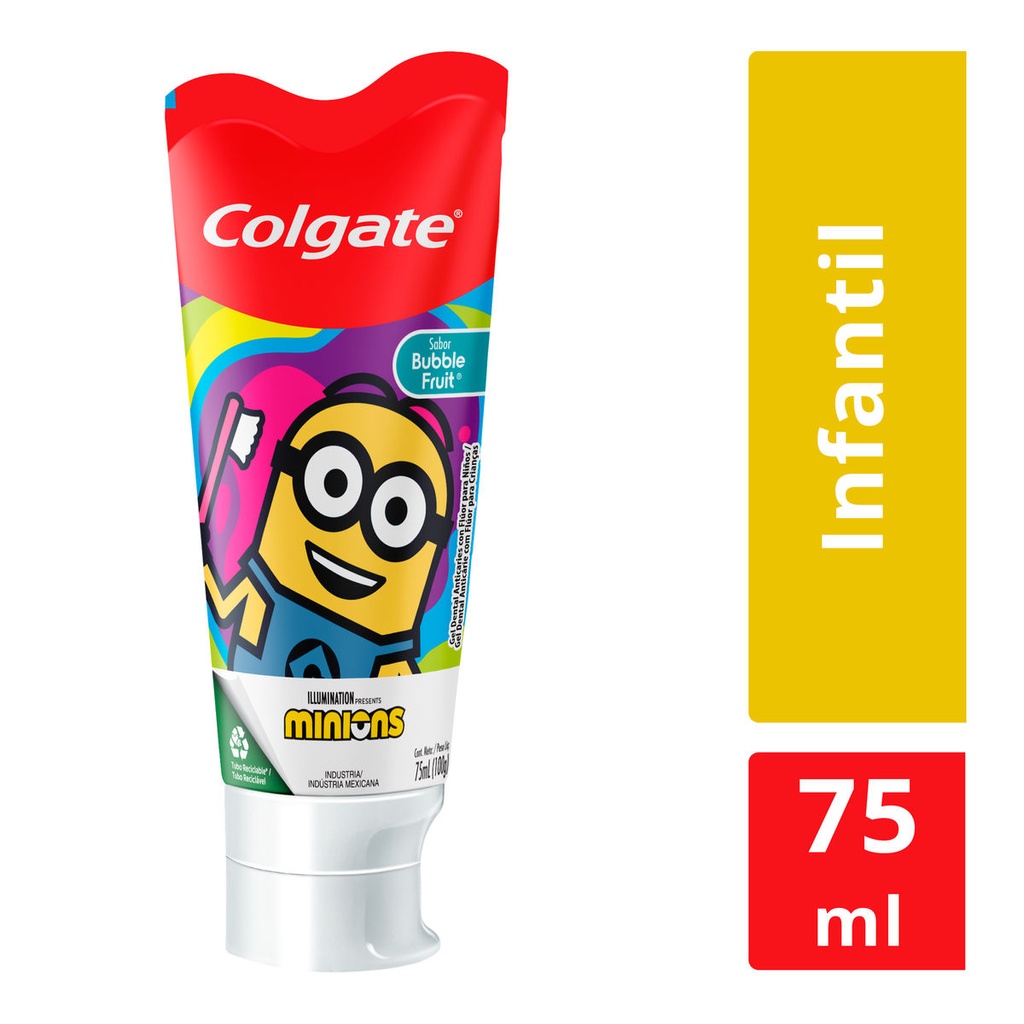 [7509546066776] Pasta Dental Colgate Smile Minion Gel 75 Ml