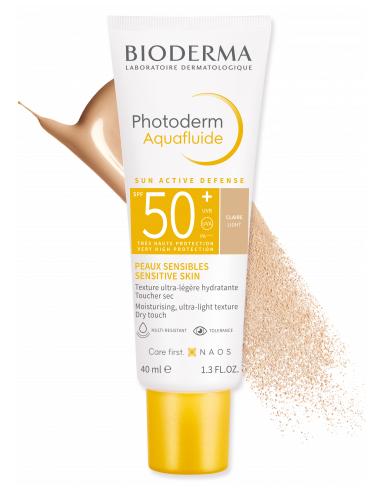 Bloqueador Photoderm Bioderma MÁXIMA Aquafluido Tono Claro SPF50+ 40 Ml
