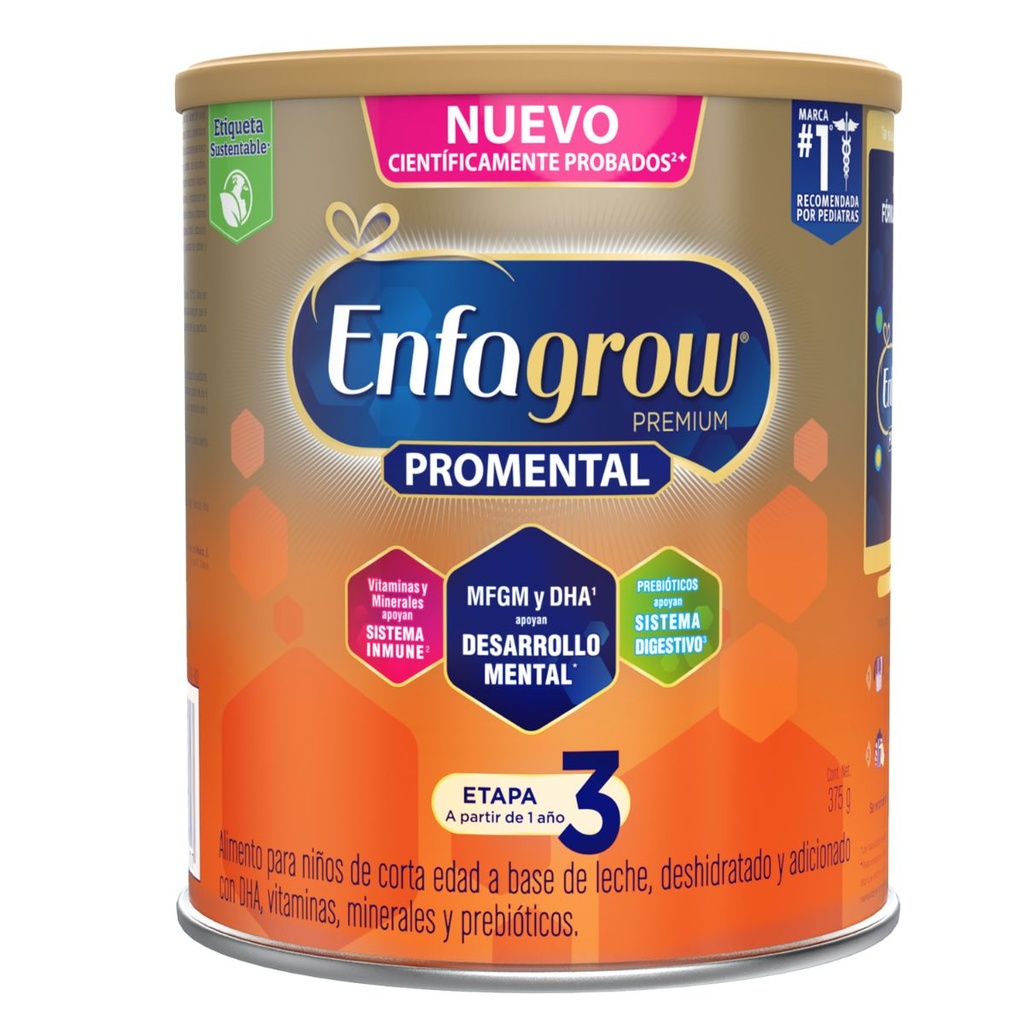 Alimento Para Niños Enfagrow Promental Etapa 3 375 G 