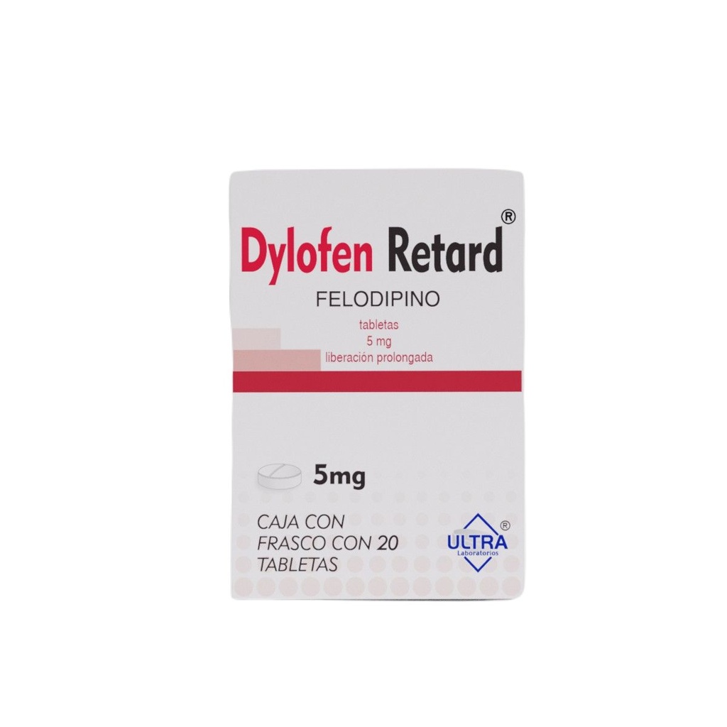 Dylofen Dylofen Retard 5 Mg 20 Tabletas Genérico Ultra Lab 