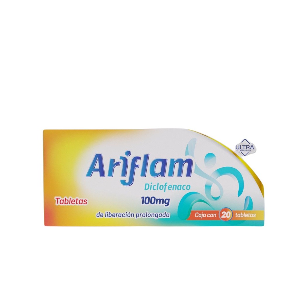 Ariflam 100 Mg 20 Tabletas Genérico Ultra Lab