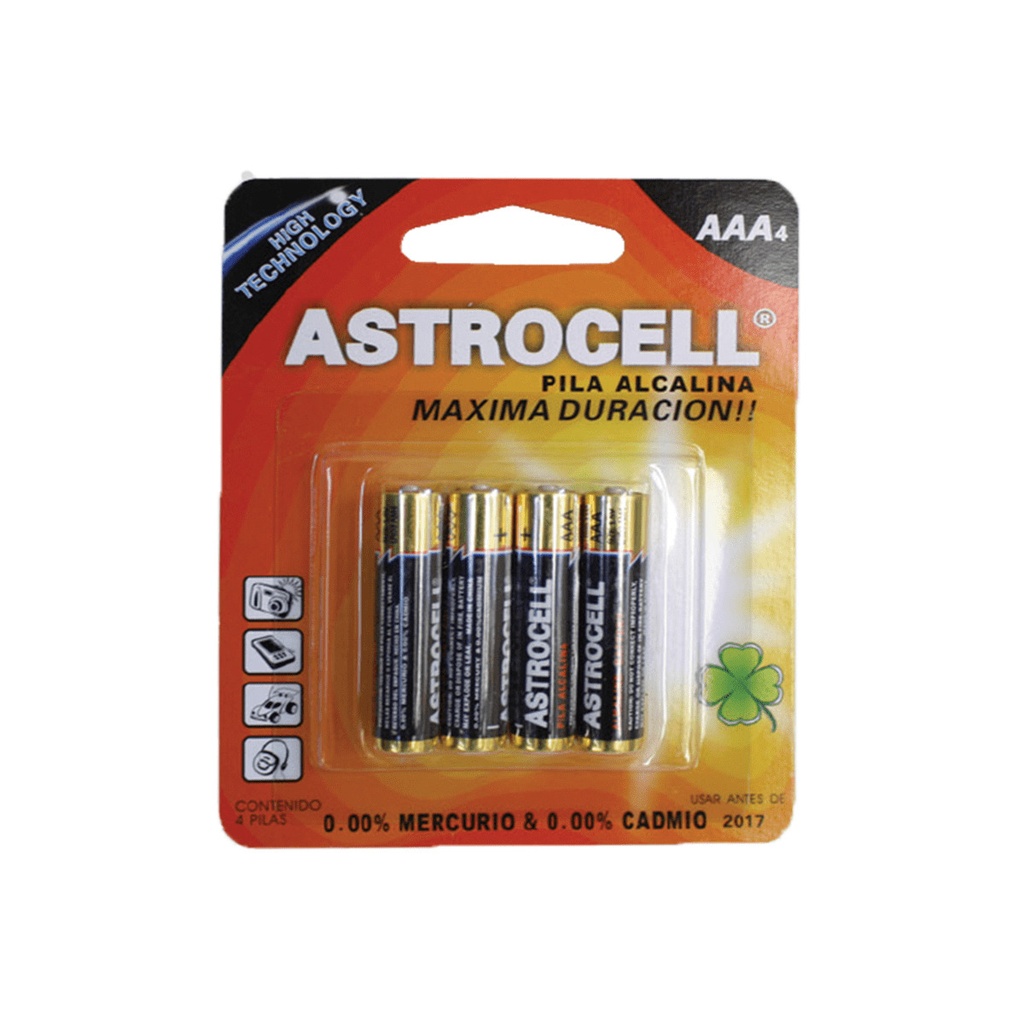 [7502249011319] Pila Astrocell AAA Con 4 Piezas 