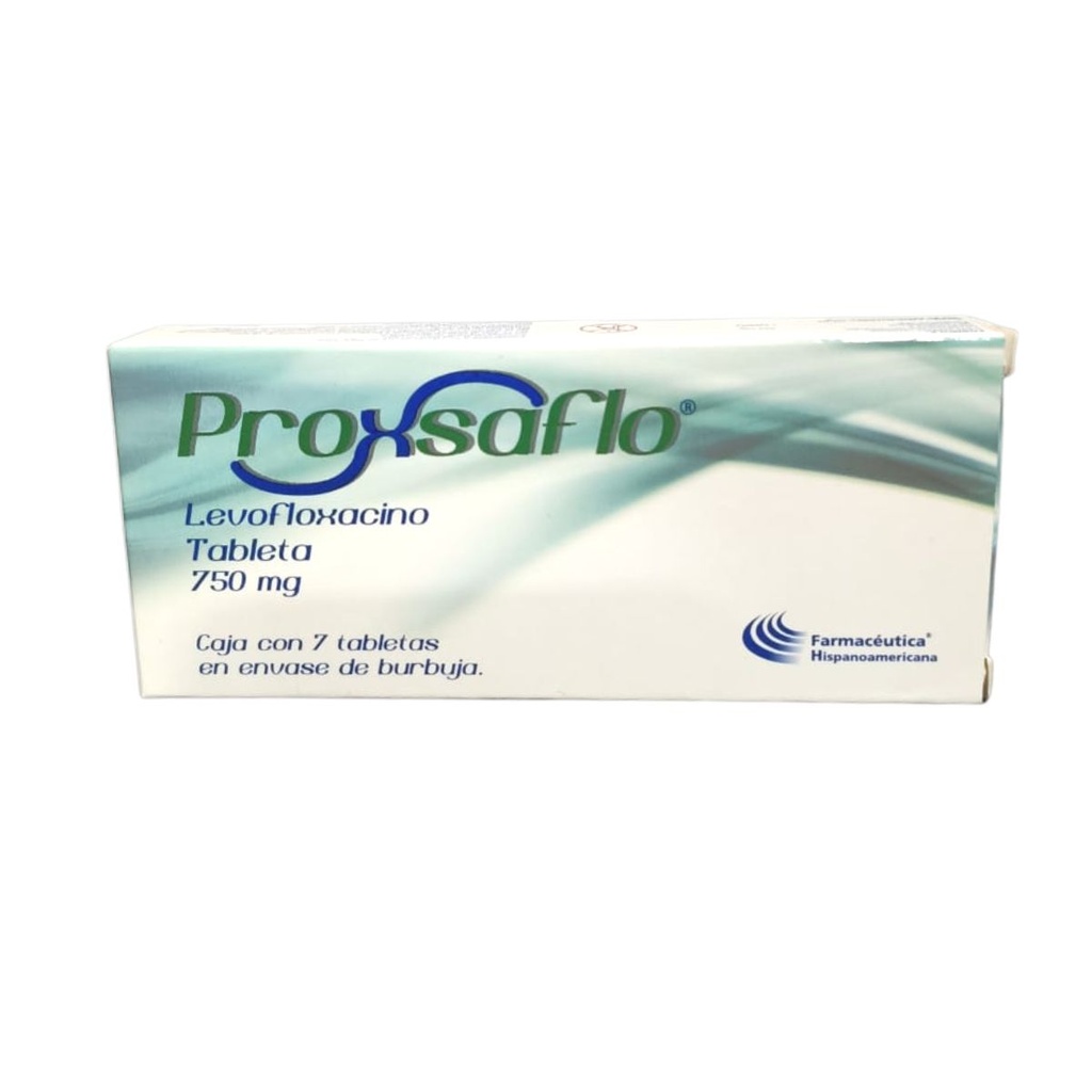 Proxsaflo Levofloxacino 750 Mg 7 Tabletas Genérico Farm Hispa 