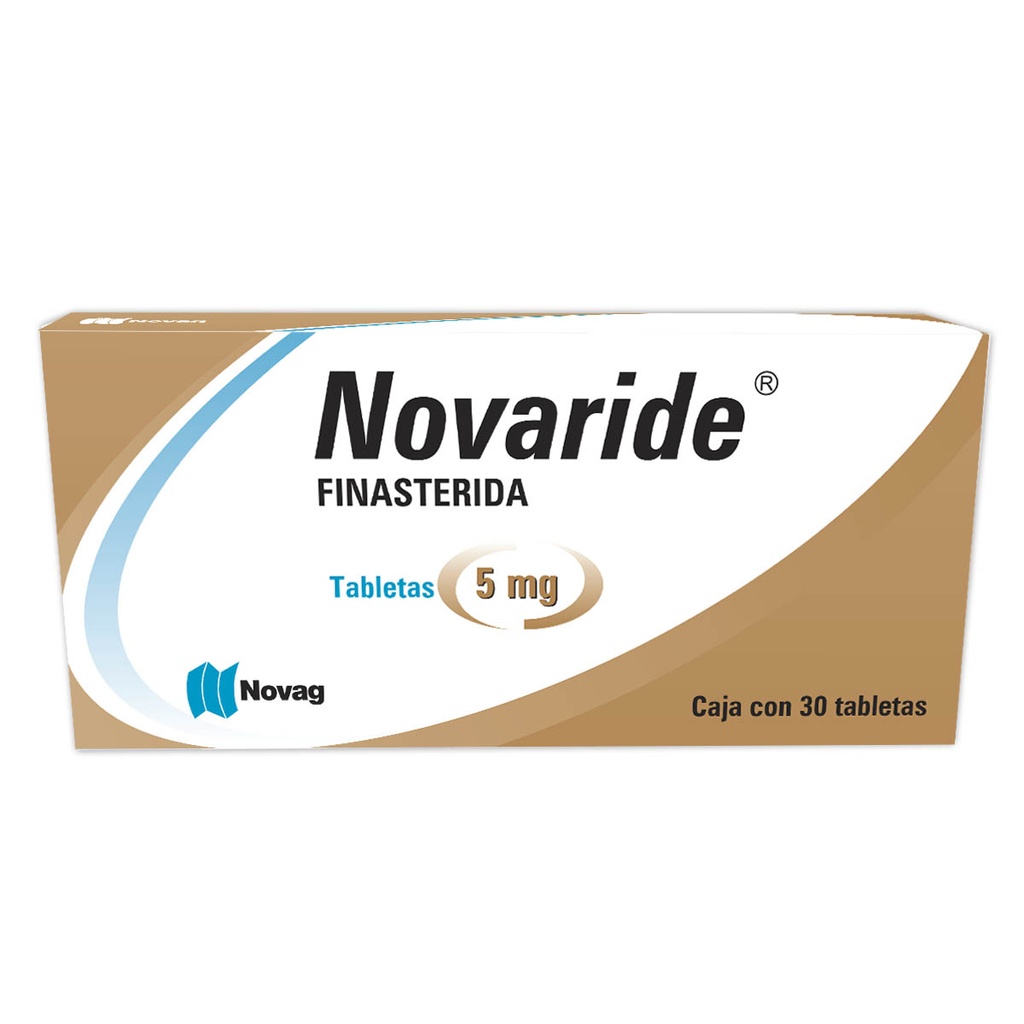 Novaride Finasterida 5 Mg 30 Tabletas Genérico Novag Inf 