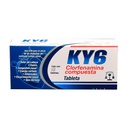 Ky6 Clorfenamina Compuesta 10 Tabletas Genérico Bruluart 