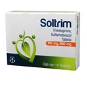 Soltrim Trimetoprima/Sulfametoxazol 14 Tabletas Genérico Bruluagsa 
