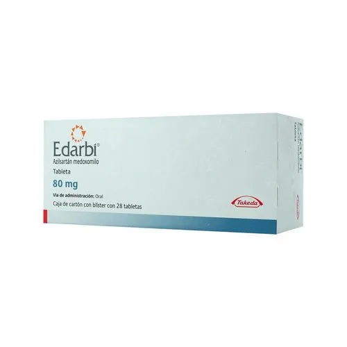 [7891317019617] Edarbi 80 Mg 28 Tabletas 