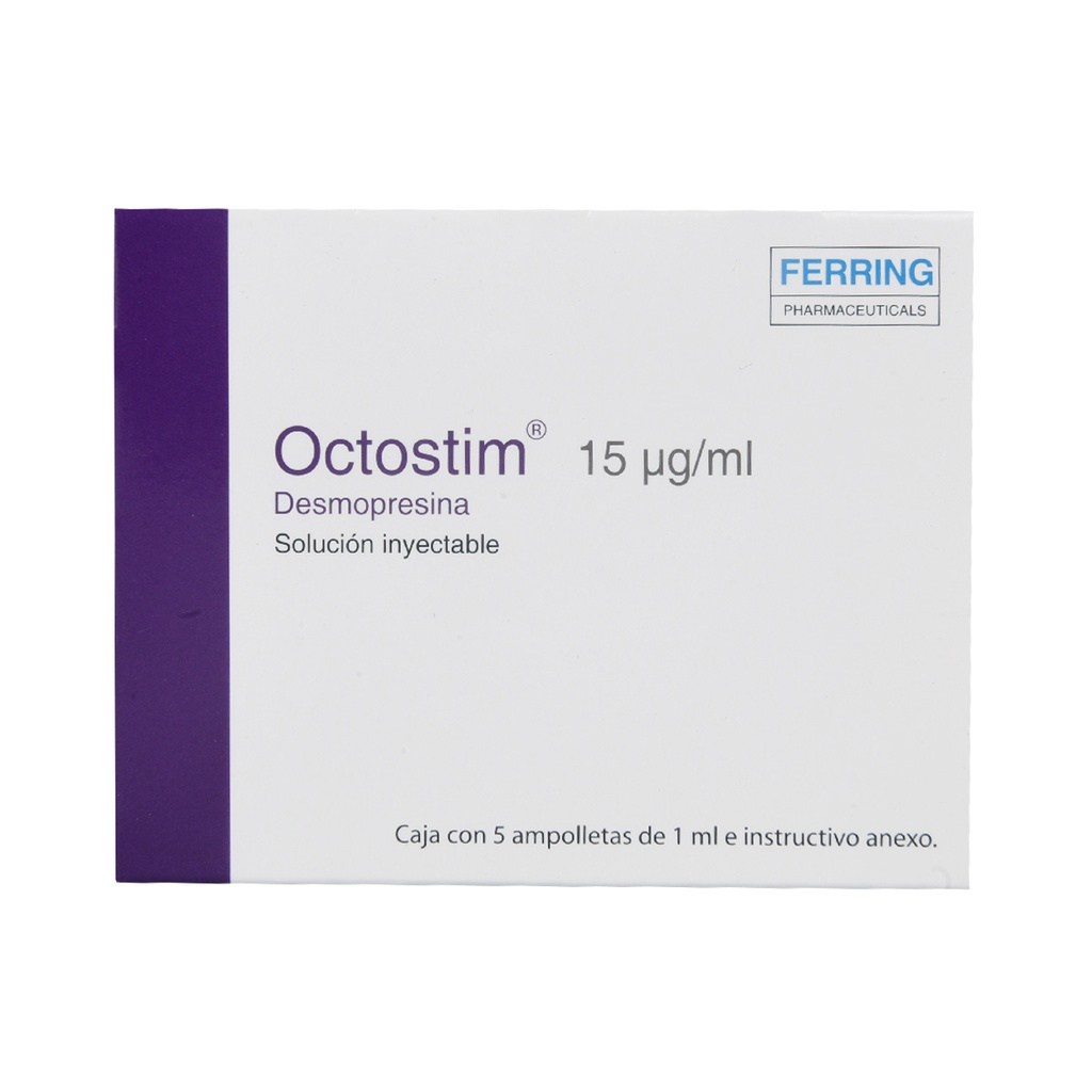 [7503000883312] Octostim 15 Mg Solución Inyectable 5 Ampolletas 1 Ml 