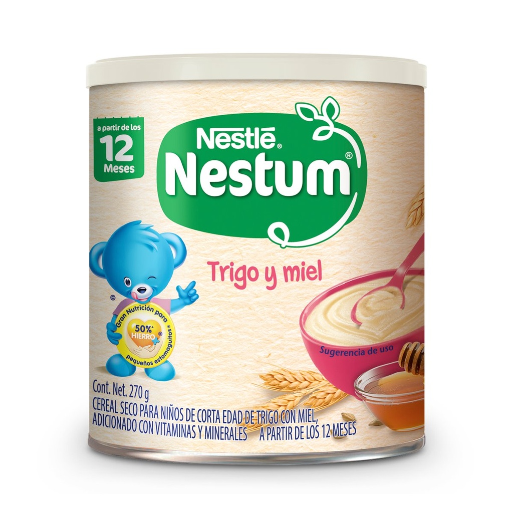 Cereal Infantil Nestum Etapa 4 Trigo Y Miel 270 G 