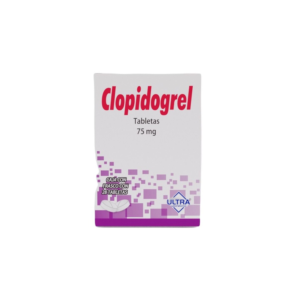 [7502216797086] Clopidogrel 75 Mg 28 Grageas Genérico Ultra Lab 