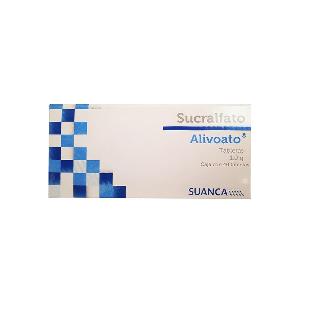 [7503002772508] Alivioato Sucralfato 1 G 40 Tabletas Genérico Suanca 